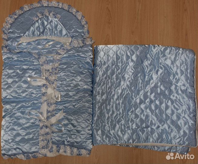 Конверт на выписку с одеялом