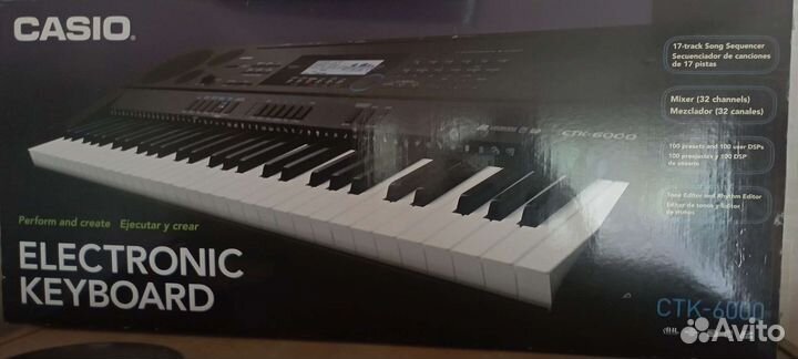 Синтезатор casio ctk 6000