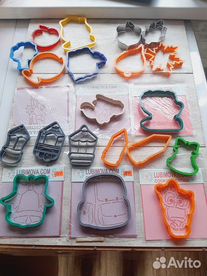 Формы и трафареты для пряников и печенья