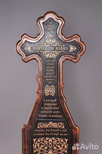 Крест надгробный литой