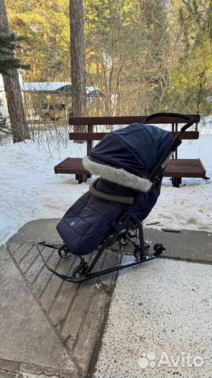 Детские санки коляска