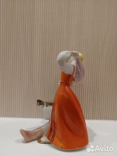 Статуэтка Русский танец фарфор СССР Полонное