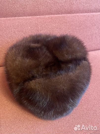 Норковая шапка мужская