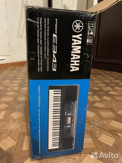 Синтезатор yamaha psr e343