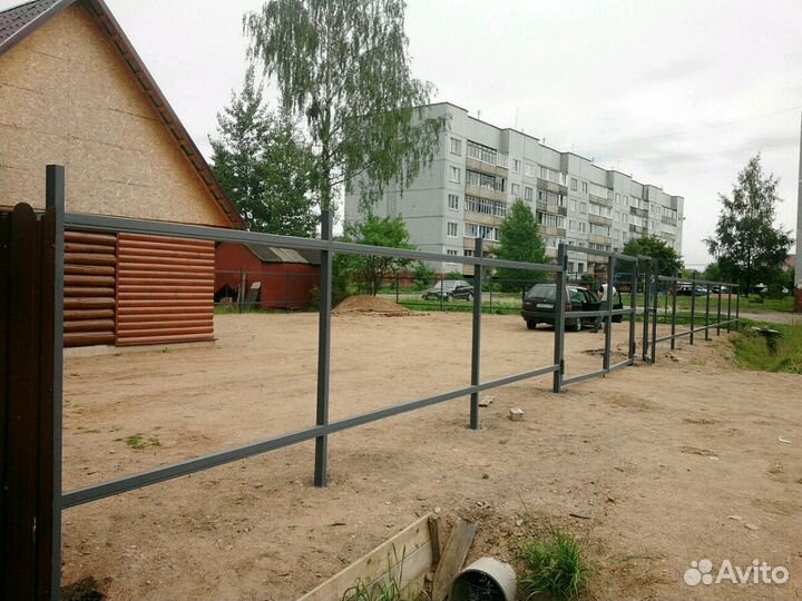 Заборы монтаж,демонтаж, пирсы, ангары