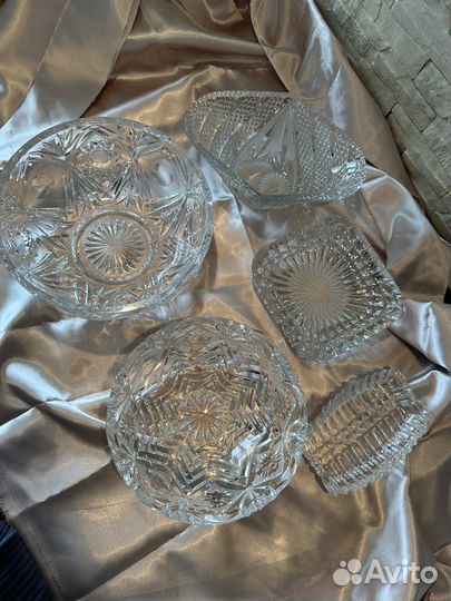 Хрустальная салатница