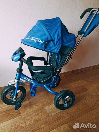 Детский трехколесный велосипед lamborghini