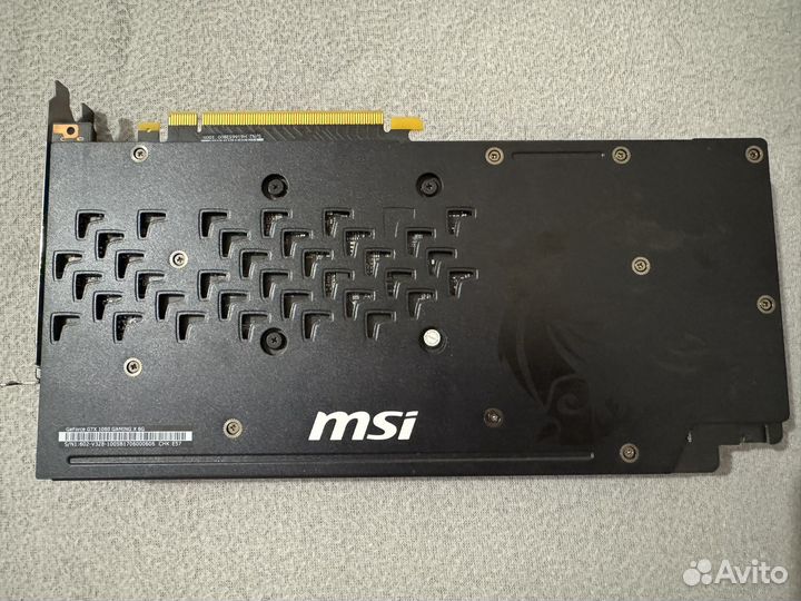 Видеокарта gtx 1060 6gb msi gaming x
