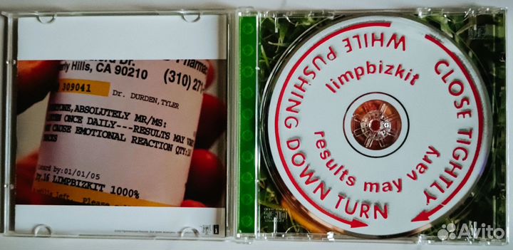 Limp Bizkit - results may vary, музыкальный CD