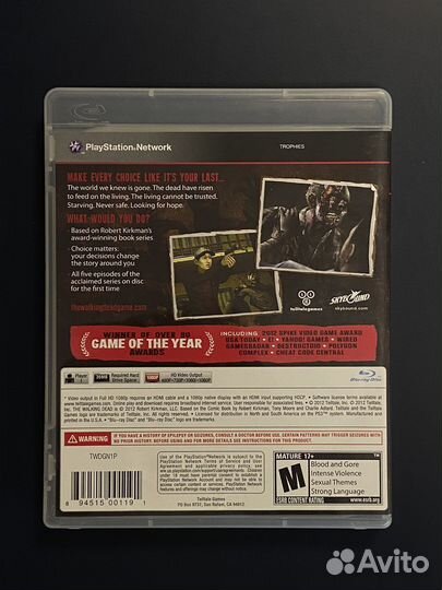 The Walking Dead Ps3