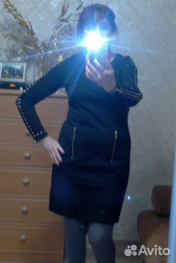 Платье трикотажное