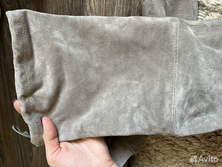 Ботфорты сапоги замшевые женские 38 размер торг