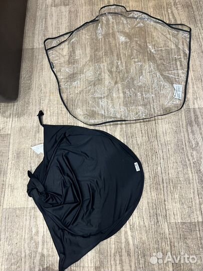 Дождевик и кап от уф лучей на макларен квест