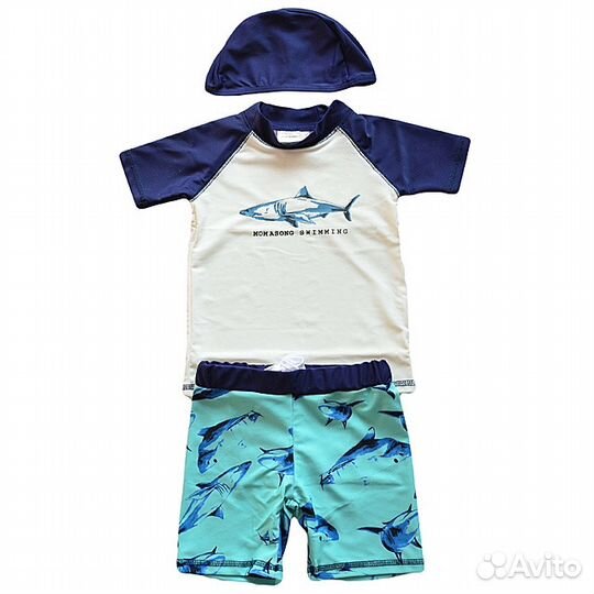 Купальник для мальчика Акула 110-120 см