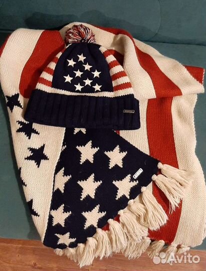 Комплект шапка и шарф