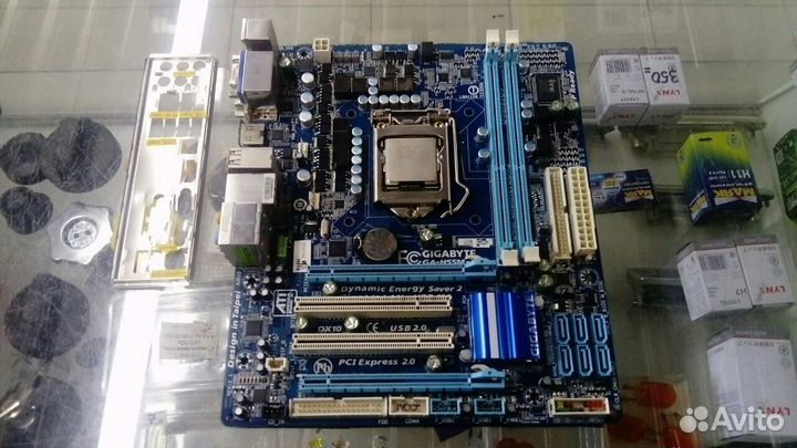 Материнская плата 1156 + процессор Core i3