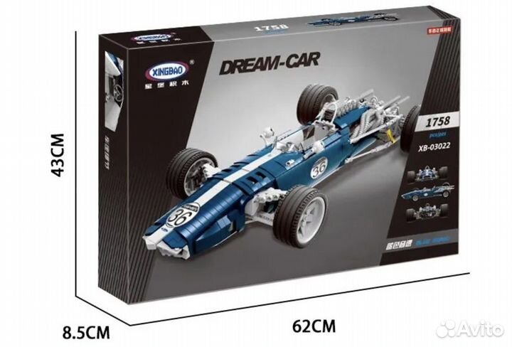 Конструктор лего феррари классический суперкар