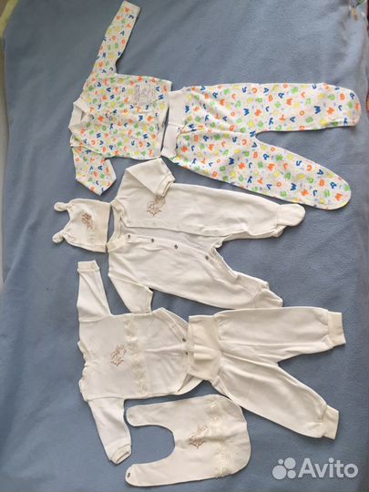 Комплекты на грудничка 62 рост