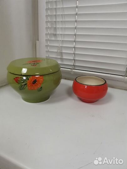 Чугунок эмалированный времён СССР 2 штуки