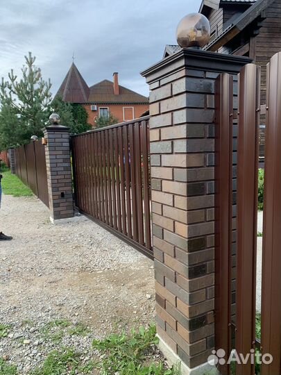 Откатные Ворота под ключ