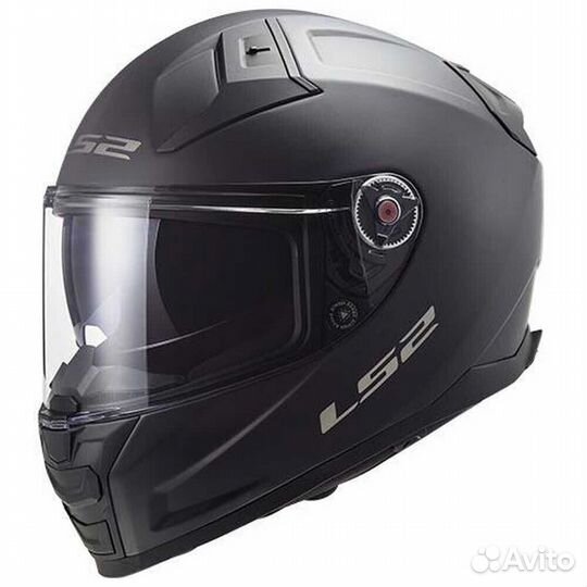 LS2 FF811 Vector II Solid full face helmet Черный