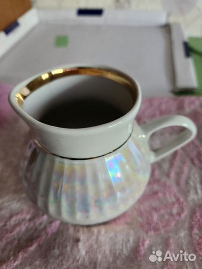 Молочник - сливочник СССР, винтаж, перламутр