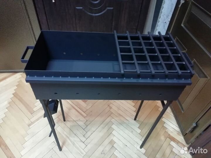 Мангал (сталь 2мм) большой со съёмными ножками
