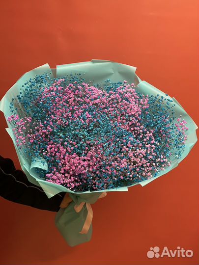 Гипсофила розы букеты