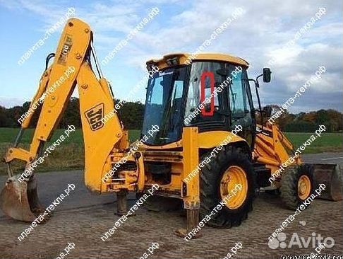 Стекло для экскаватора-погрузчика Jcb 3cx-4cх 2001