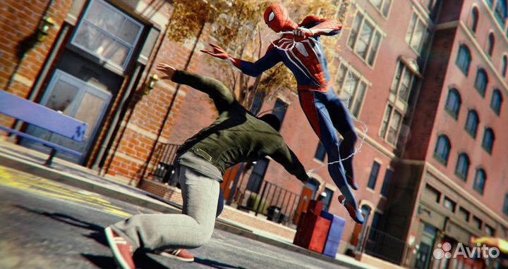 Игра marvel Человек-Паук (PS4) Русская озвучка