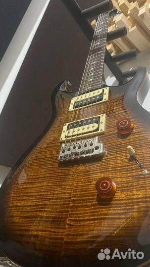 PRS SE custom 24 black gold burst 2021