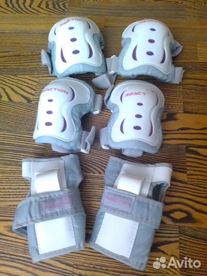 Обручи,комплект:наколенники, налокотники,перчатки