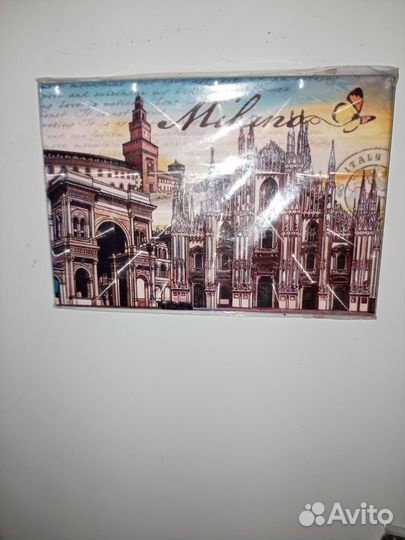 Милан Кипр Греция магниты на холодильн новые упак