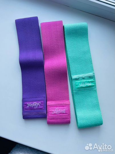 Резинки для фитнеса тканевые / ленточные эспандеры