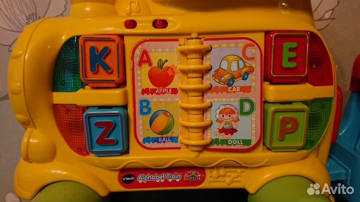 Паровоз поезд алфавитный vtech