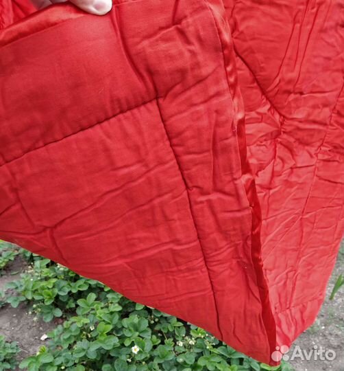 Атласное одеяло ватное СССР