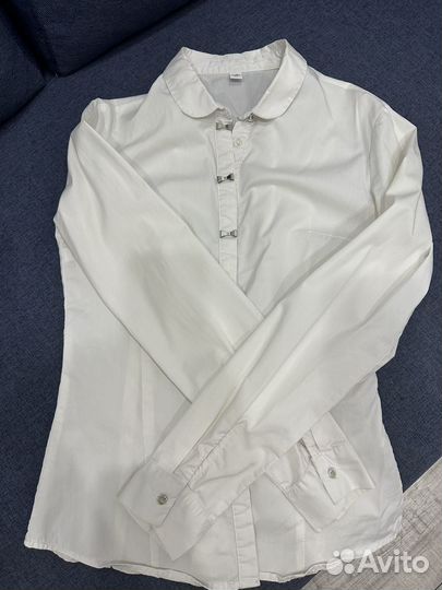 Школьные блузки на девочку 152