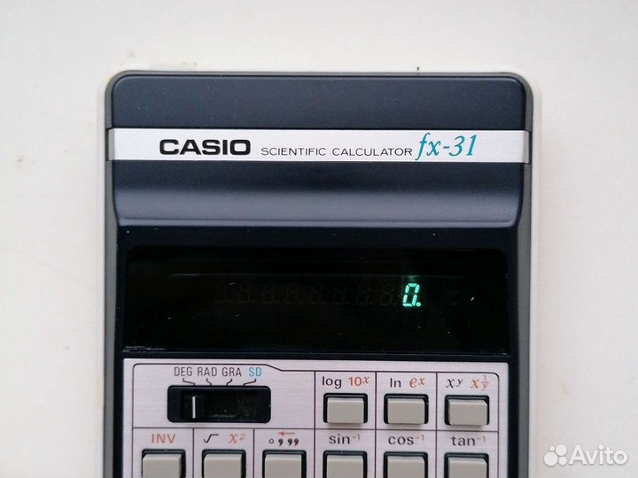 Ретро Калькулятор casio fx-31 1978 год