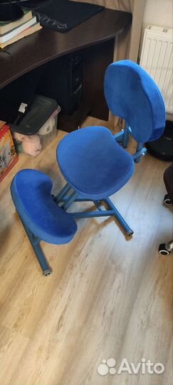 Коленный, складной, ортопедический стул со спинкой