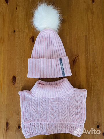 Комплект шапка и манишка Crokid 50-52