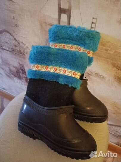 Валенки с галошами