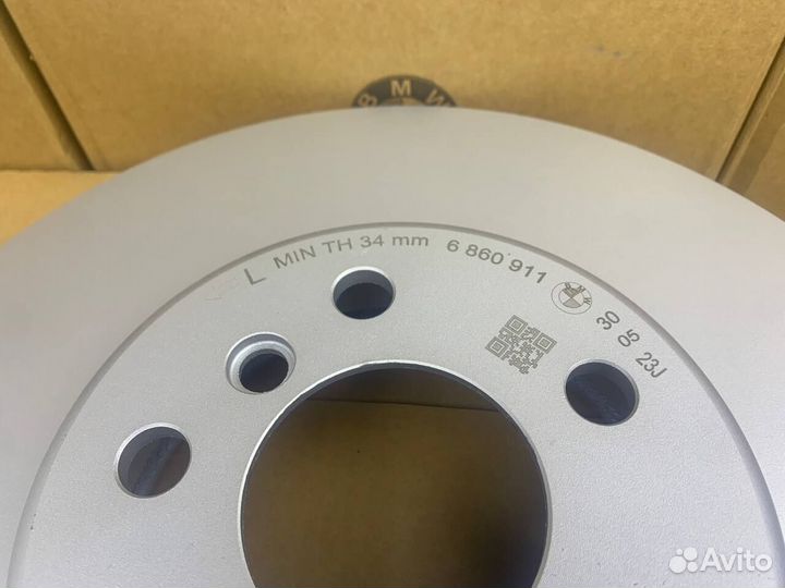 Тормозной диск для передней оси BMW 3 G20 G21 Левы