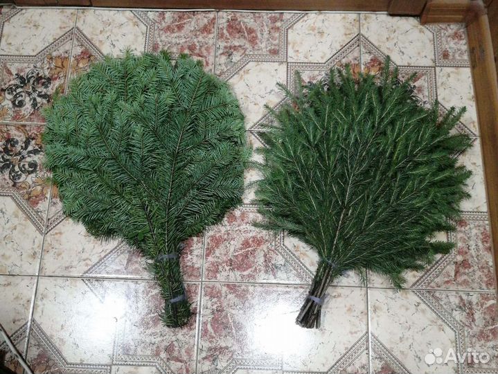 Веники для бани пихтовые, еловые, берёзовые