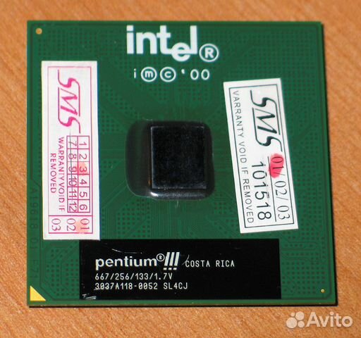 Микропроцессор intel Pentium 3