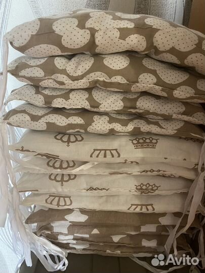 Бортики в детскую кроватку бу