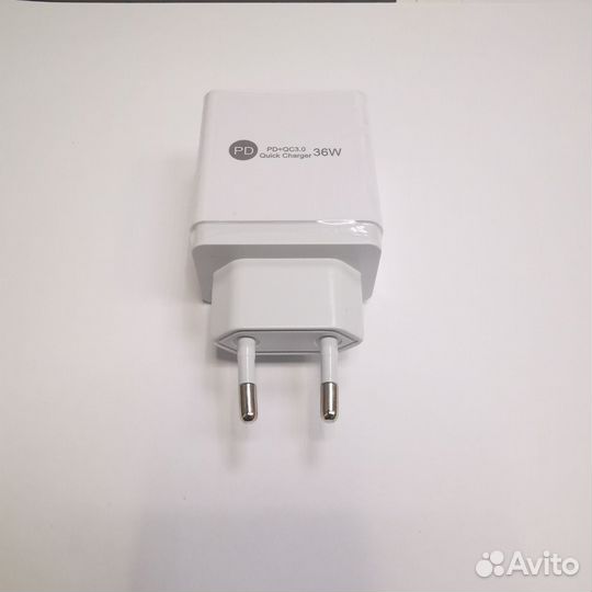 Быстрая зарядка 36w QC 3.0 3 usb + type c