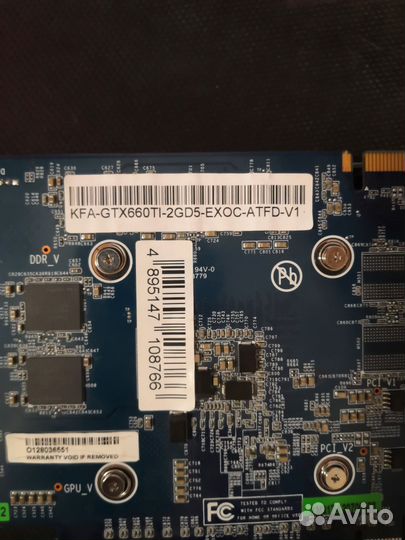 Видеокарта GTX 660 Ti 2gb gddr5 192bit