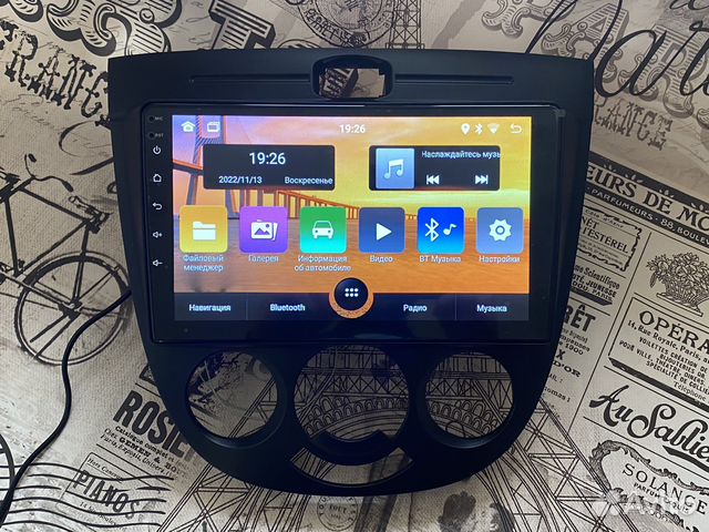 Андроид магнитола Шевроле Лачетти