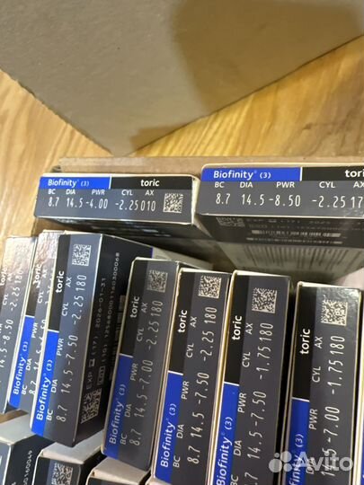 Контактные линзы торические месячного ношения