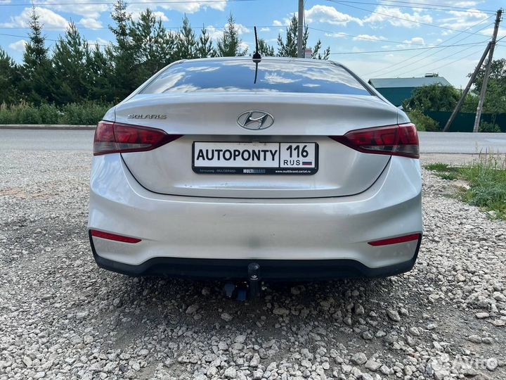 Фаркоп Хендай Солярис седан съемный шар